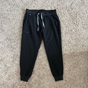 Figs Black Jogger Scrub Pants